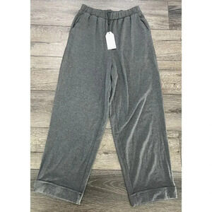NWT Universal Standard Slight Drop Crotch Jersey Pants Cuff Gray 3XS 2 4 New